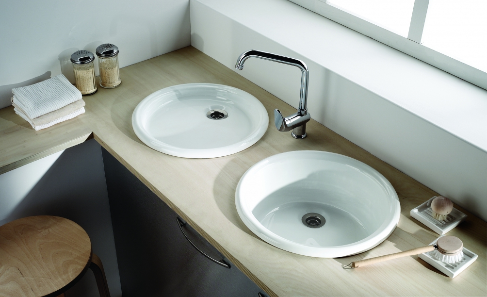 CUBA Keramický dřez kruhový